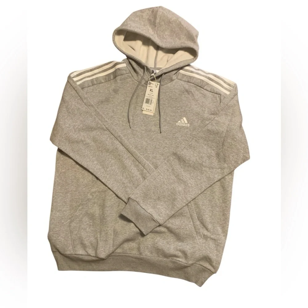 Men’s Adidas 3 stripe hoodie